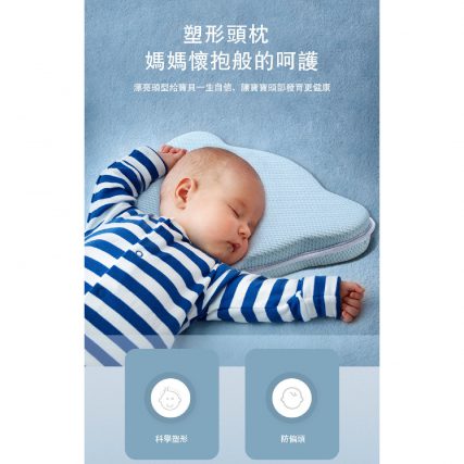 瑞士 b&h Swiss 嬰兒塑型頭枕 [送頭枕套一個]