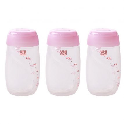 韓國 Unimom 儲奶樽 儲奶蓋 儲奶瓶 奶樽蓋 奶瓶蓋 奶水儲存 奶瓶儲存蓋 標準口徑 儲奶樽(3件裝)