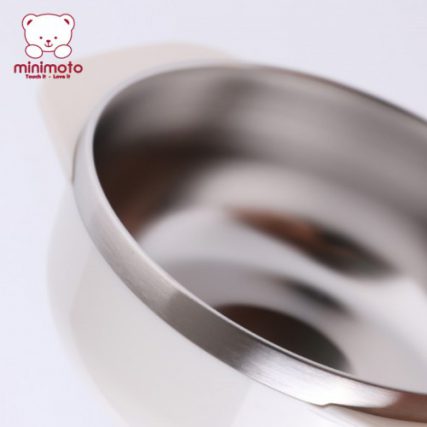 Minimoto 嬰兒碗 Bowl 不鏽鋼 兒童碗 BB碗 學習碗 吸盤碗 保溫蓋 不鏽鋼吸盤碗