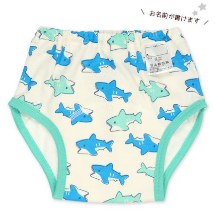 日本 西松屋 Elfindoll 平滑戒片褲 [3層 3條裝] 猩猩、鯊魚