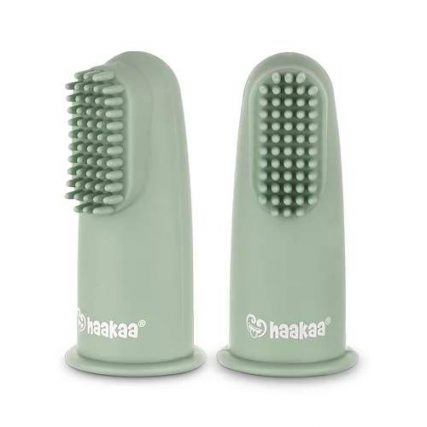 紐西蘭 Haakaa 矽膠手指牙刷 [2個裝]