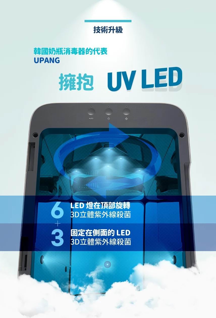 UPANG UP911 LED UV奶瓶烘乾消毒機